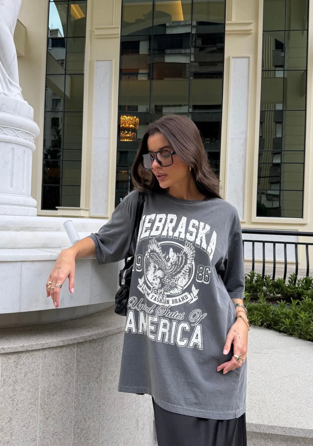 T-SHIRT OVERSIZED NEBRASKA CHUMBO