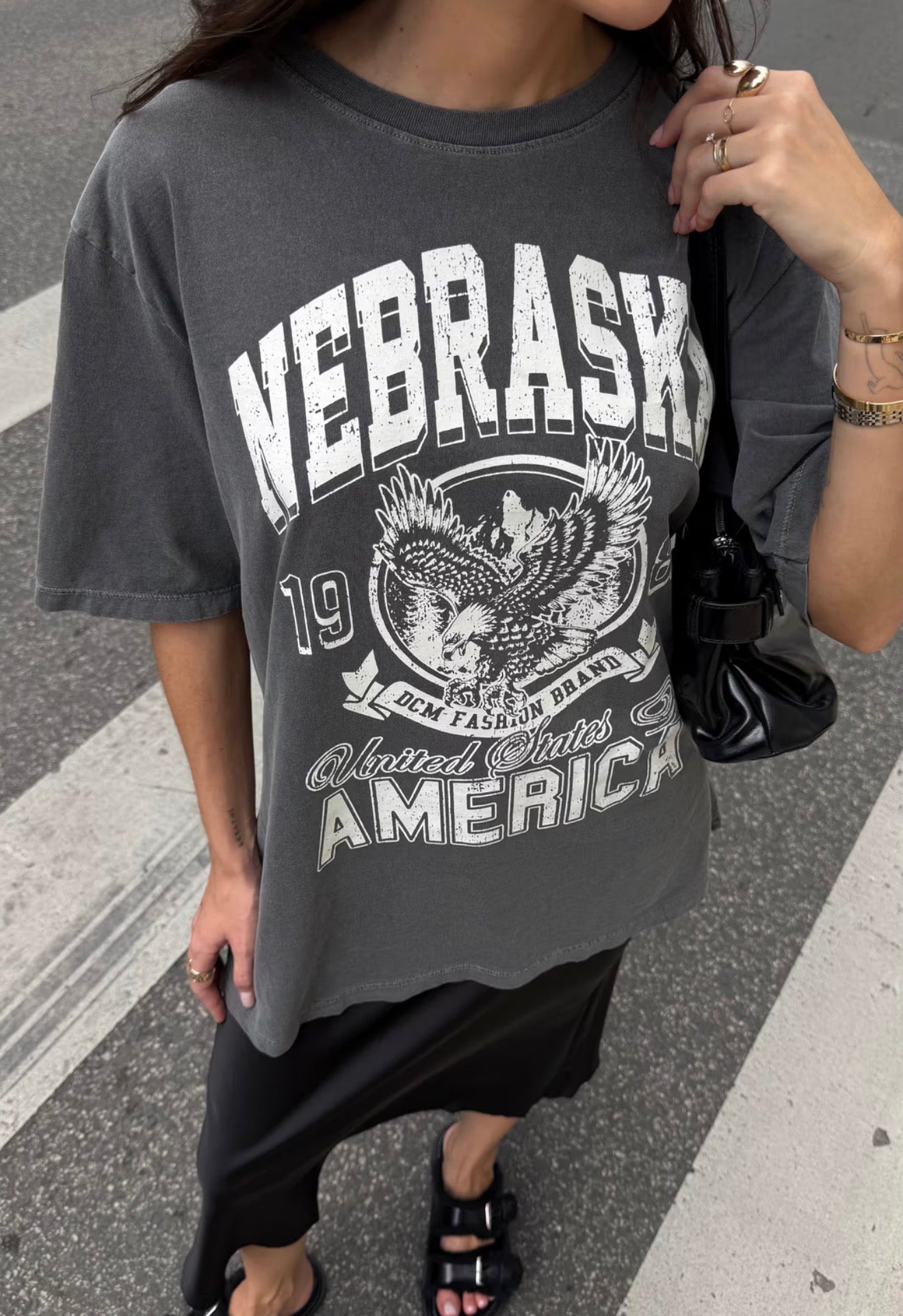 T-SHIRT OVERSIZED NEBRASKA CHUMBO
